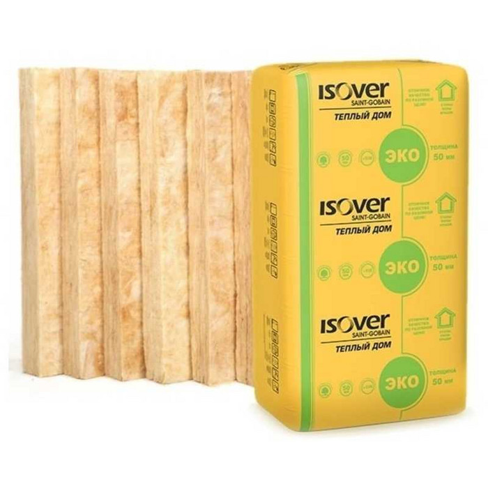 Утеплитель Isover Изовер Тёплый Дом Плита 50х610х1170 в Кронштадте